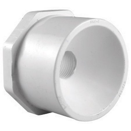 CHARLOTTE PVC 02107 1000 125 x 1 in Reducing Bushing White 43147